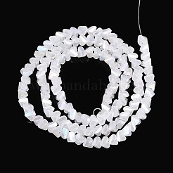 Гальванические стекляныне бусины&nbsp;GLAA-N023-4mm-31