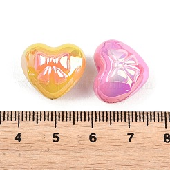 10 pièces de perles acryliques plaquées uv&nbsp;PACR-FP0001-03