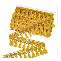 14 ярд полиэфирной кружевной ленты с кисточками OCOR-PH0004-32