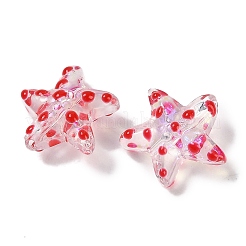 Бусы лэмпворк ручной работы LAMP-I027-09D