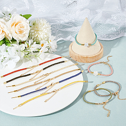 10шт 10 цвета нейлоновый шнур для изготовления браслетов&nbsp;MAK-GO0001-04