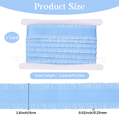 10 ярд полиэстеровой кружевной ленты с оборками&nbsp;DIY-CY0001-23A