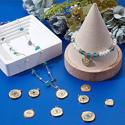 10 шт. 5 стиля подвески из нержавеющей стали 304&nbsp;STAS-SC0009-40