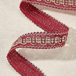 Лента из полиэстера с эффектом металлик OCOR-WH0065-14A