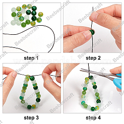 10 рулон 10 цвета плоская эластичная хрустальная нить&nbsp;EW-BBC0001-01