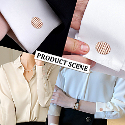 2 пара латунных запонок для мужчин FIND-WR0011-06