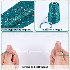 2 рулон пряжи из полиэстера с блестками 2 цветов&nbsp;OCOR-CY0002-52A