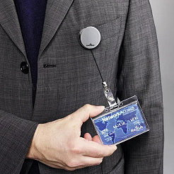 50 шт. ремешок для держателя бейджа из ПВХ&nbsp;FIND-CP0003-14B