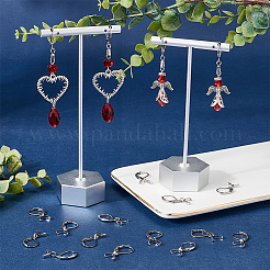 40 шт. фурнитура для сережек из нержавеющей стали 304&nbsp;STAS-SC0009-31P