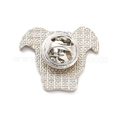 Эмалированная булавка с латунными защелками-бабочками&nbsp;LS-JEWB-A006-04B