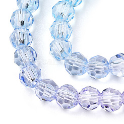 Chapelets de perles en verre transparente  &nbsp;GLAA-E036-07Q
