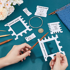 8 шт. швейные линейки из ПВХ DIY-NB0012-39