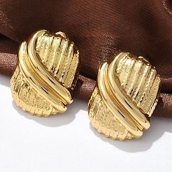 Серьги-гвоздики из нержавеющей стали 304&nbsp;EJEW-U047-29G