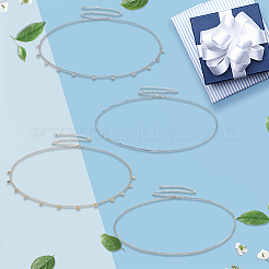 2 комплект 2-х цветных железных цепочек на талию&nbsp;AJEW-GF0011-04