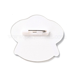 Летающая тарелка акриловая брошь безопасности&nbsp;LS-JEWB-D009-11P