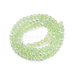 Стеклянные бусины с гальваническим покрытием &nbsp;LS-EGLA-A044-T3mm-L09