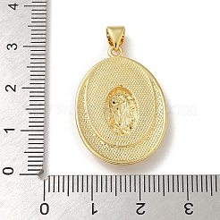 Латунные микропаве прозрачные подвески с фианитом&nbsp;LS-KK-U046-07G