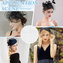 Ленты из полиэстера для свадебных головных уборов.&nbsp;AJEW-WH0518-73B