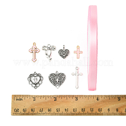 Наборы для самостоятельного изготовления подвесок в виде сердца DIY-FS0007-28