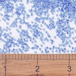 MIYUKIデリカビーズ  シリンダー  日本製シードビーズ  11/0  （db1250)透明な紺a ab  1.3x1.6mm  穴：0.8mm  約2000PCS /ボトル  10 G /ボトル&nbsp;SEED-JP0008-DB1250