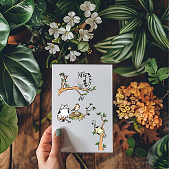 Резиновые прозрачные штампы DIY-WH0251-044