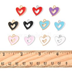 22шт 11 цвета сплава эмалевые подвески&nbsp;ENAM-FS0003-69