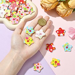 4-луночное деревянные пуговицы&nbsp;WOOD-CJC0816-002B