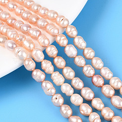 Нити из натурального культивированного пресноводного жемчуга PEAR-N012-05Y-03