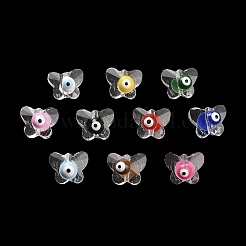 Прозрачные стеклянные эмалевые бусины&nbsp;GLAA-C029-01A