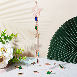 30 шт. цветной стеклянной мозаичной плитки DIY-OC0009-43B