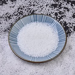 MIYUKIデリカビーズ  シリンダー  日本製シードビーズ  11/0  （db0741)マットクリスタル  1.3x1.6mm  穴：0.8mm  約2000個/10g&nbsp;X-SEED-J020-DB0741
