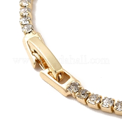 Bracciale tennis in zirconi chiari con malocchio a goccia smaltato&nbsp;BJEW-I300-04G