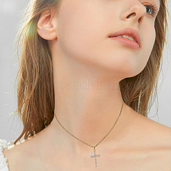 4 шт. Латунные подвески с микропаве&nbsp;ZIRC-BBC0003-03G