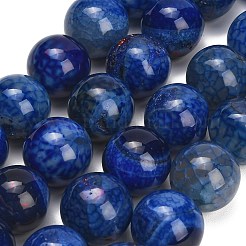 Natur Drachen Venen Achat Perlen Stränge&nbsp;GG-L001-L01-02F