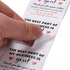 Квадратная бумага спасибо наклейки&nbsp;LS-DIY-C042-02