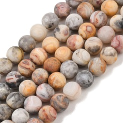 Натуральные сумасшедшие кружевные агатовые бусины&nbsp;G-Q462-10mm-12