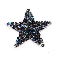Strass termoadesivi con brillantini a stella&nbsp;DIY-WH0301-92A-01