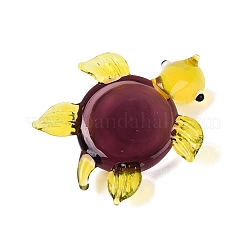 Figura decorativa de tortuga de vidrio soplado hecha a mano con ojo turco.&nbsp;LAMP-N034-25E