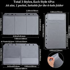 12 шт. 3-х стилистических страниц из ПВХ&nbsp;FIND-SP0003-97E