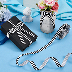 Nastro con motivo a righe in poliestere&nbsp;OCOR-WH0078-526B-02
