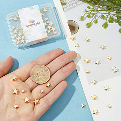 64шт 4 стильные латунные бусины KK-PH0009-39