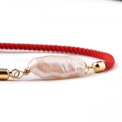Регулируемые браслеты-слайдеры из нейлонового витого шнура&nbsp;BJEW-JB05322-01