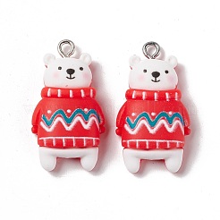 Подвески из непрозрачной смолы на рождественскую тематику FIND-E025-21