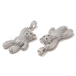 Латунные микро проложить кубического циркония подвески KK-A180-18P