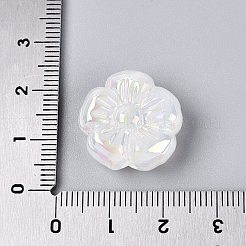 Placage uv perles acryliques opaques&nbsp;OACR-N161-08