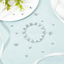 32 шт. 4 бусины из нержавеющей стали 201 STAS-UN0045-49