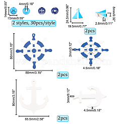 Kit per la creazione di gioielli a tema oceano&nbsp;WOOD-AR0001-26