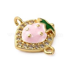 Латунные микропаве прозрачные кубические цирконии фруктовые соединители подвески KK-I276-15P-B02