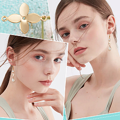 100 шт. латунные соединительные подвески KK-BBC0005-11