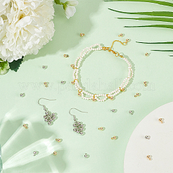 60 шт. 2-х цветные подвески из настоящей 18-каратной позолоченной латуни с долговечным покрытием KK-BC0013-55